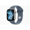  Apple Watch Series 11, 46 мм, корпус из алюминия "Silver", спортивный ремешок "Anchor Blue"   S/M-0703093783