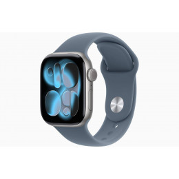  Apple Watch Series 11, 46 мм, корпус из алюминия "Silver", спортивный ремешок "Anchor Blue" 