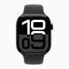 Apple Watch Series 10, 42 мм, корпус из алюминия Black Jet, спортивный ремешок "черный"  S/M-0603093783